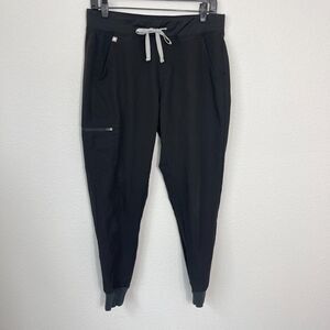 Figs Black Jogger Pants